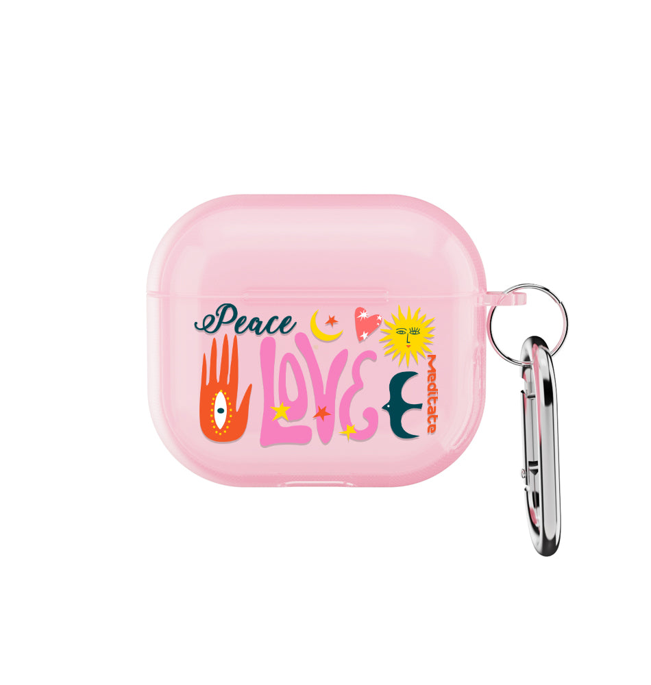 Peace Love Meditate - AirPods Gen 3
