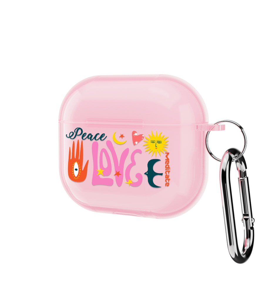 Peace Love Meditate - AirPods Gen 3