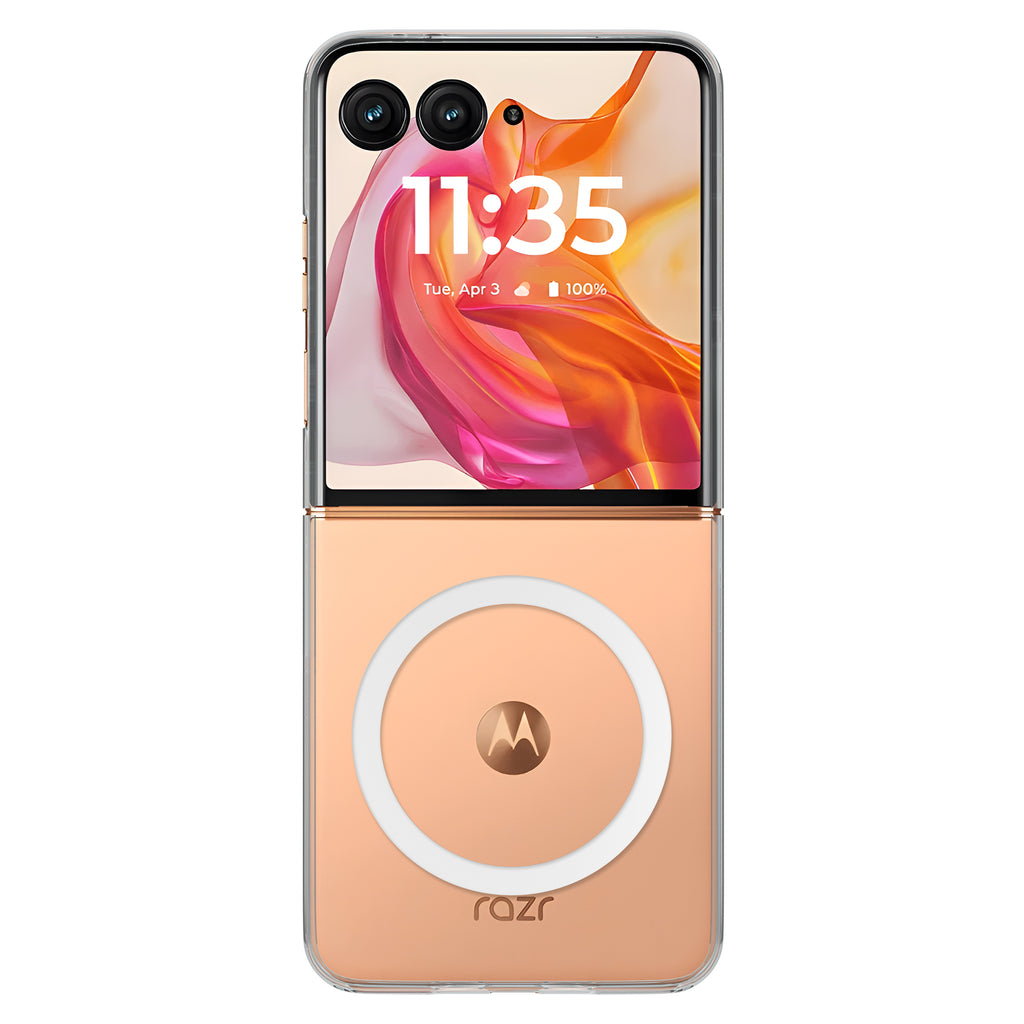 Anti-Yellow Magsafe Clear Case - Motorola Razr 50 Ultra