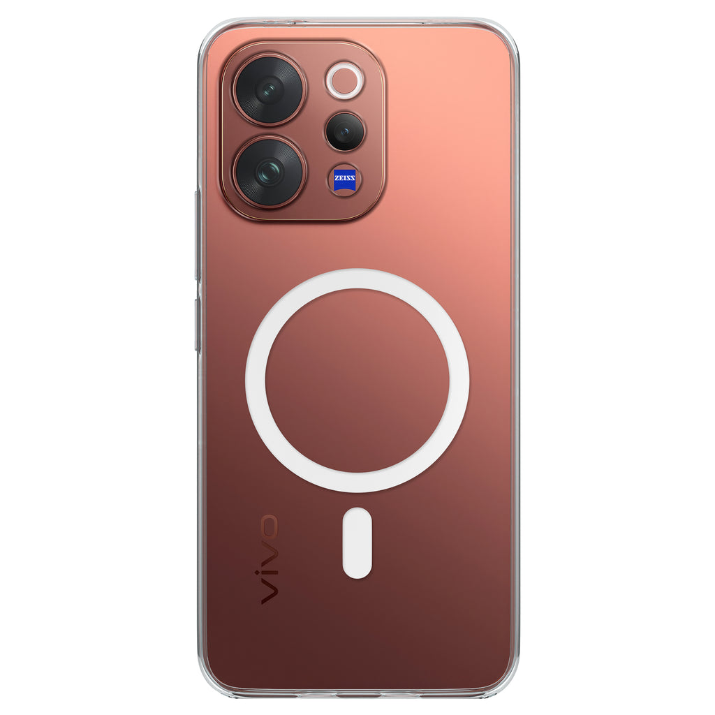 Anti-Yellow Magsafe Clear Case - Vivo V70 Elite