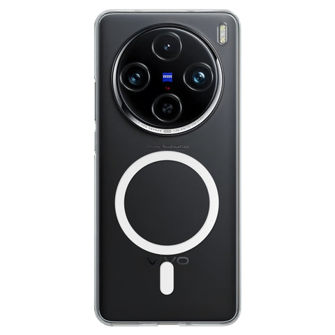 フィルム+MagSafeケース付き　vivo X100 Pro グローバル版 Anti-Yellow Magsafe Clear Case - Vivo X100 Pro