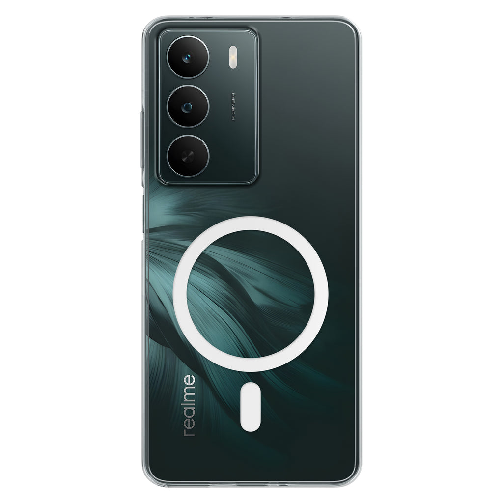 Anti-Yellow Magsafe Clear Case - Realme P3 Lite 5G