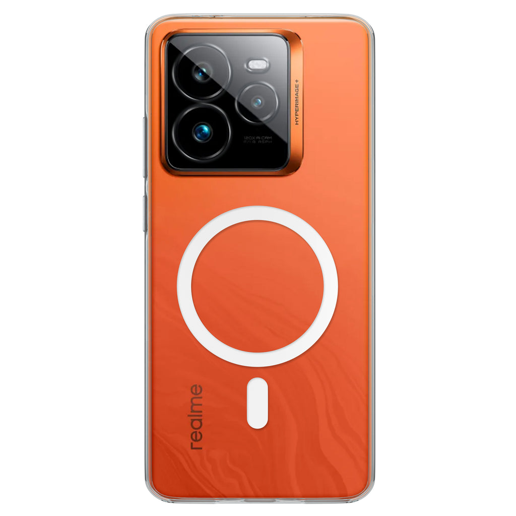 Anti-Yellow Magsafe Clear Case - Realme GT 7 Pro