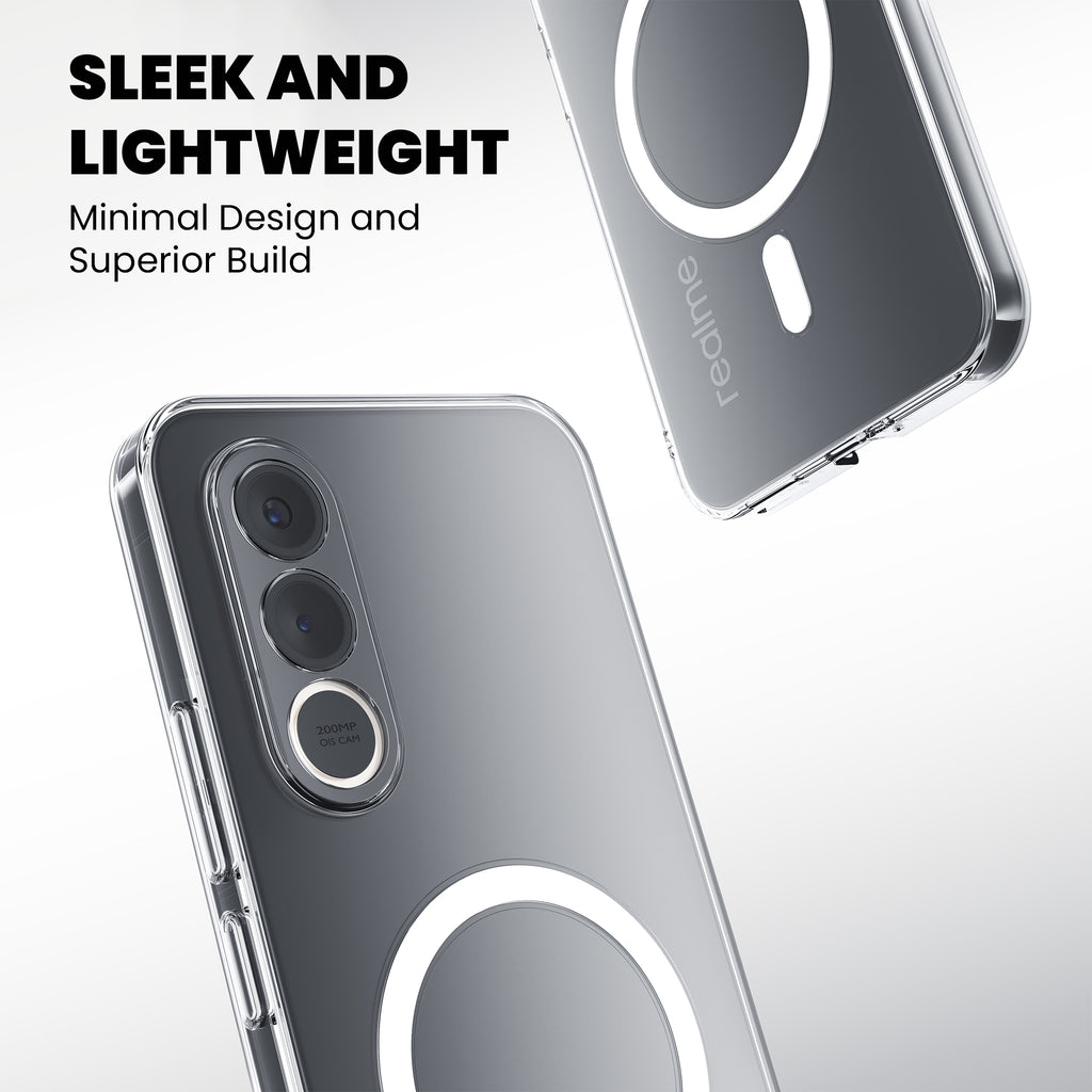 Anti-Yellow Magsafe Clear Case - Vivo V70 FE