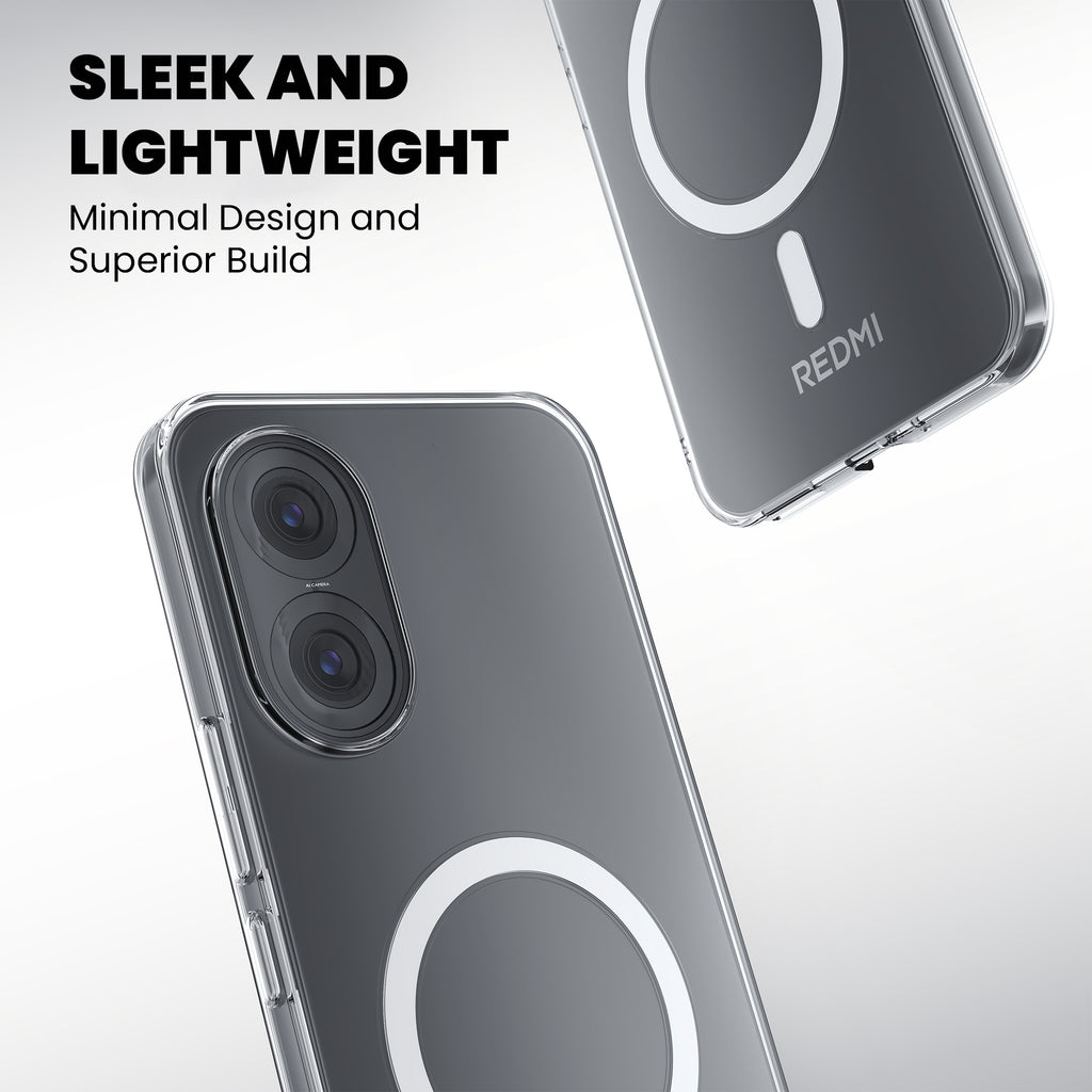 Anti-Yellow Magsafe Clear Case - Redmi A2 Plus