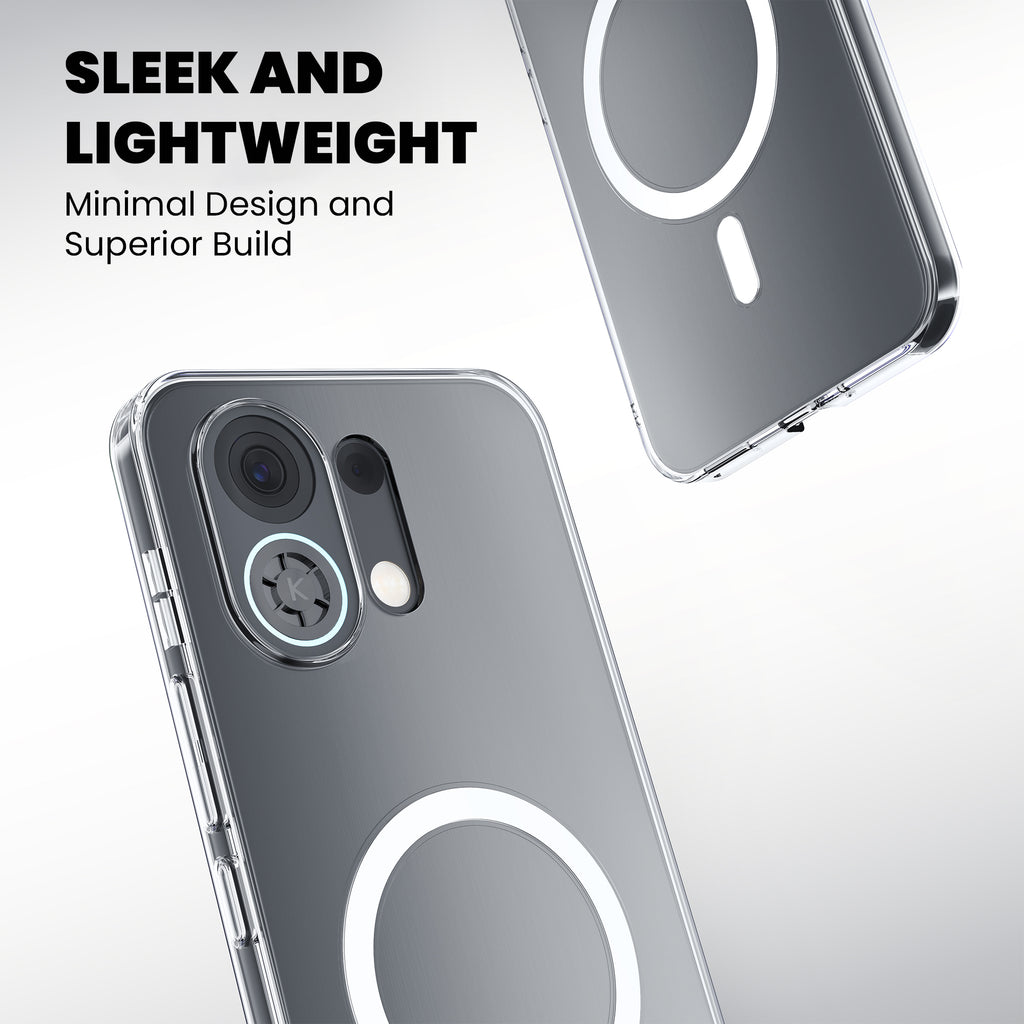 Anti-Yellow Magsafe Clear Case Oppo A Series