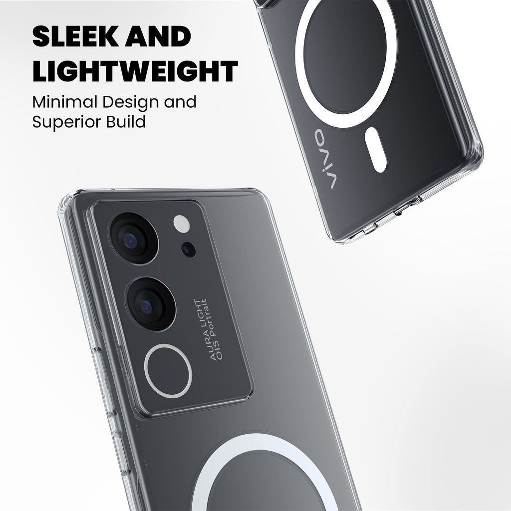 Anti-Yellow Magsafe Clear Case - Vivo Y300 5G