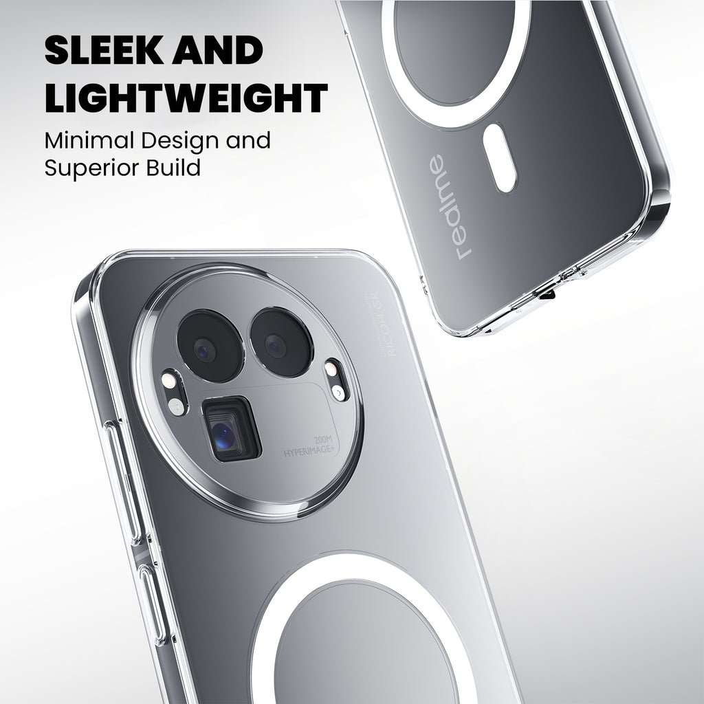 Anti-Yellow Magsafe Clear Case - Realme 14 Pro Plus 5G