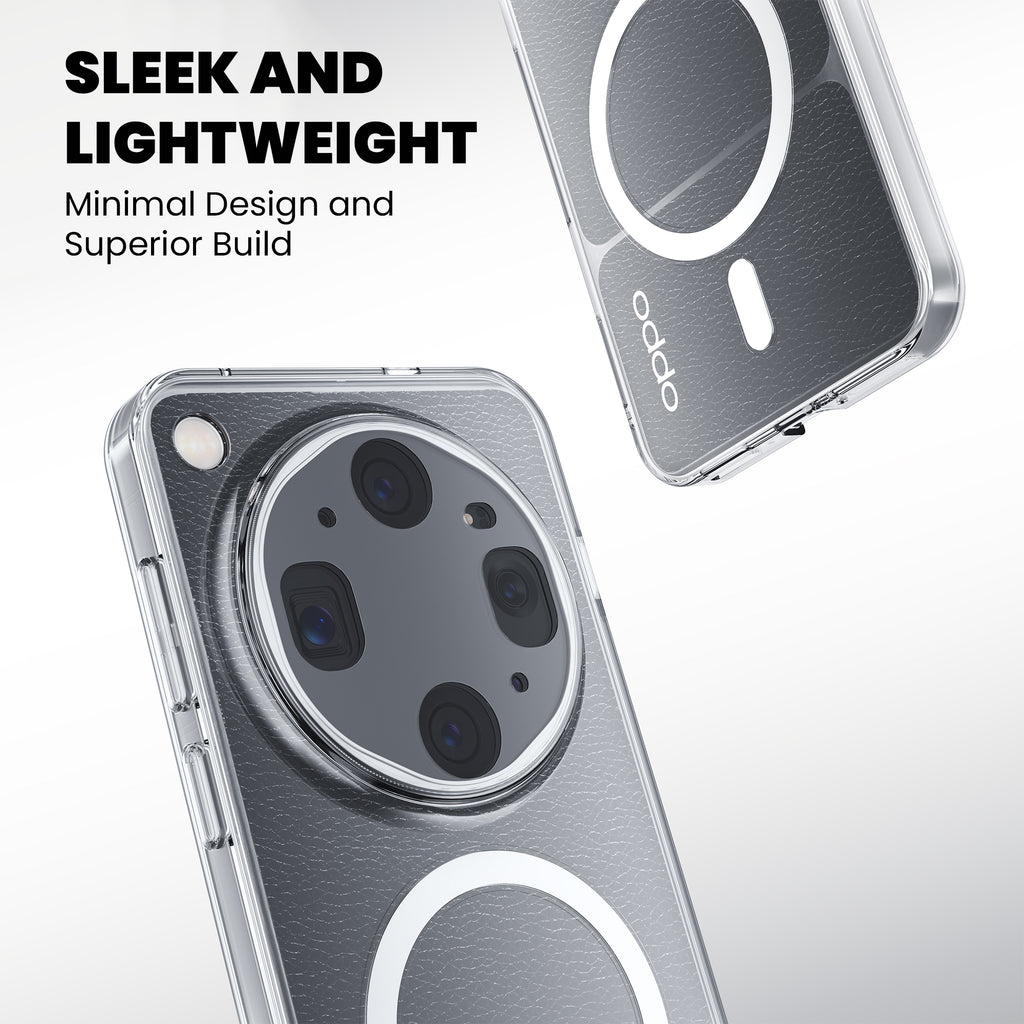 Anti-Yellow Magsafe Clear Case Oppo X Series