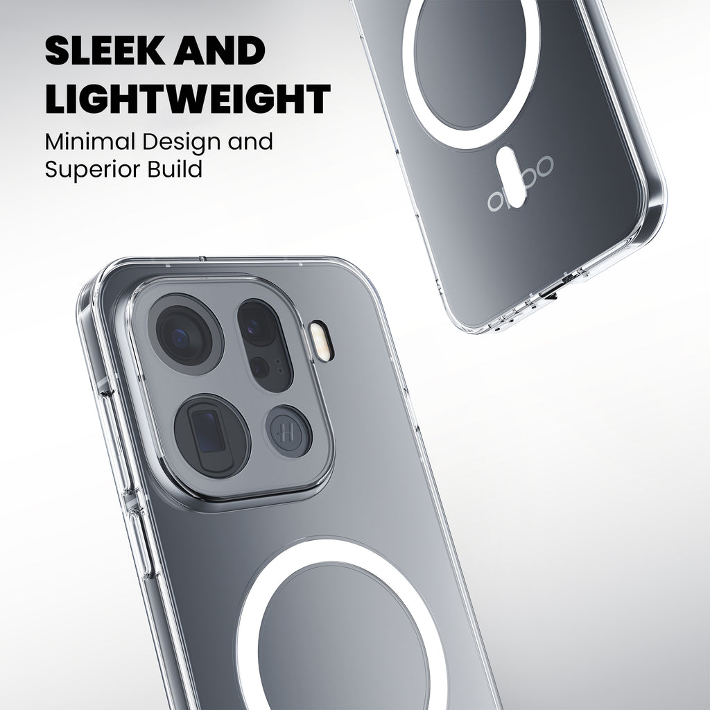 Anti-Yellow Magsafe Clear Case Oppo A Series