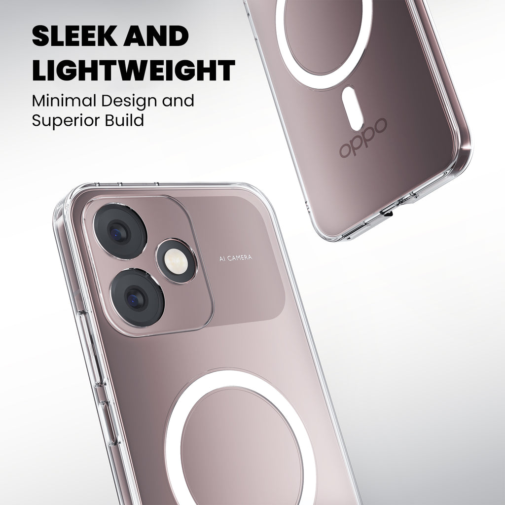 Anti-Yellow Magsafe Clear Case Oppo A Series