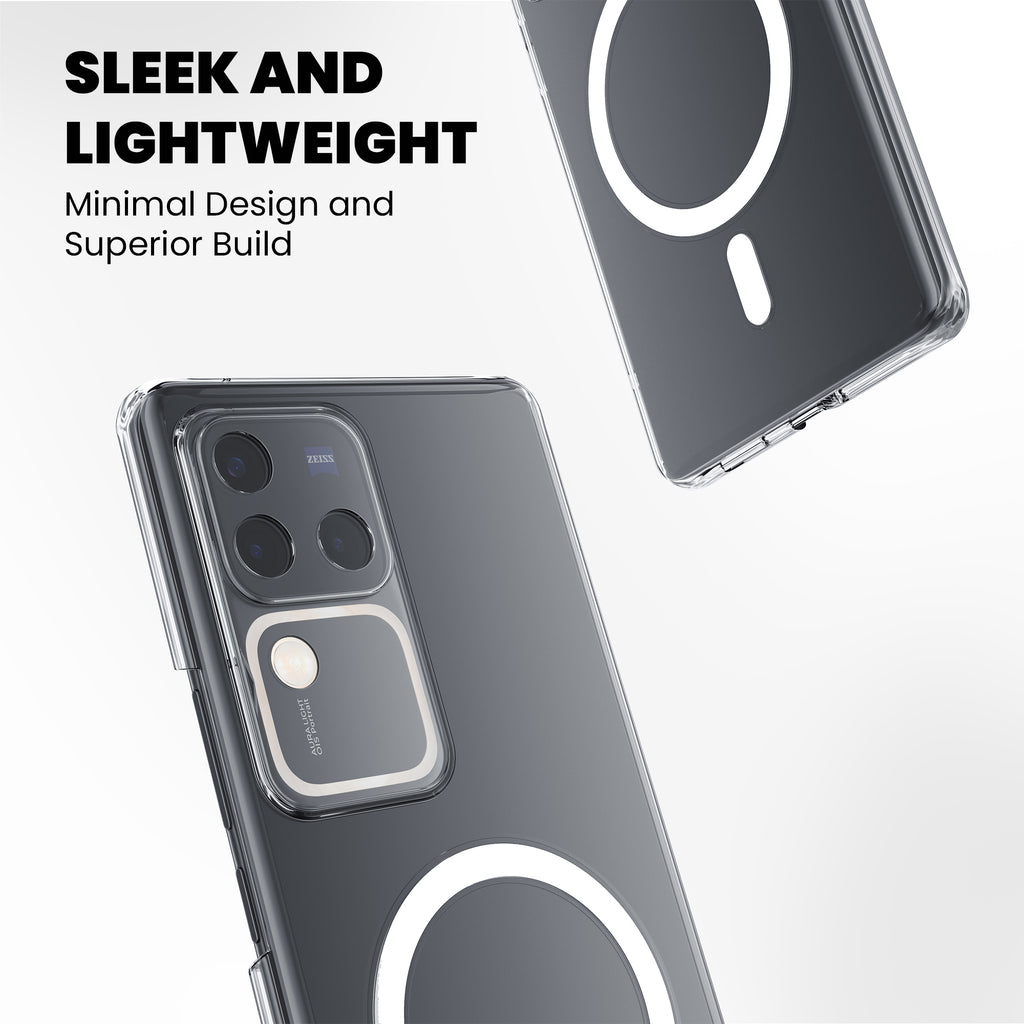 Anti-Yellow Magsafe Clear Case - Vivo V20 Pro