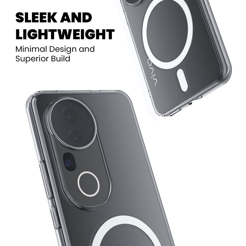 Anti-Yellow Magsafe Clear Case - Vivo V40e 5G