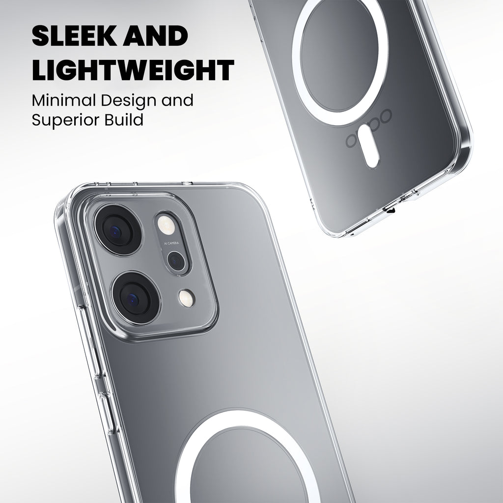 Anti-Yellow Magsafe Clear Case Oppo K Series
