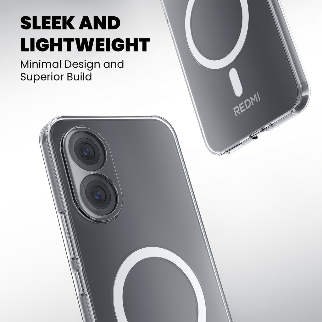 Anti-Yellow Magsafe Clear Case - Redmi A7 Pro 5G