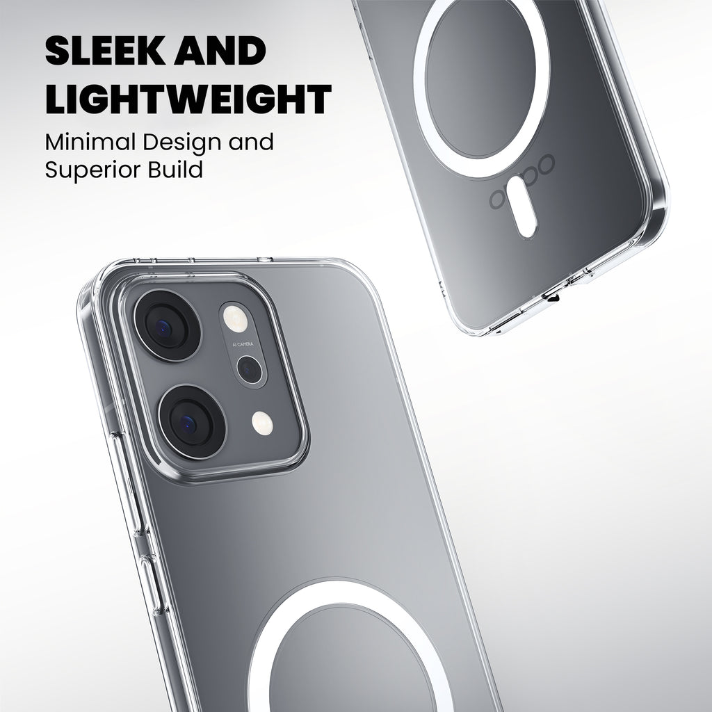 Anti-Yellow Magsafe Clear Case Oppo A Series