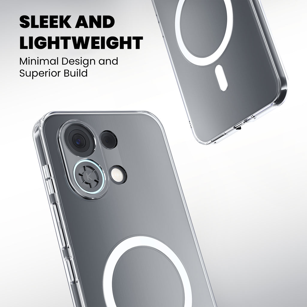 Anti-Yellow Magsafe Clear Case Oppo K Series