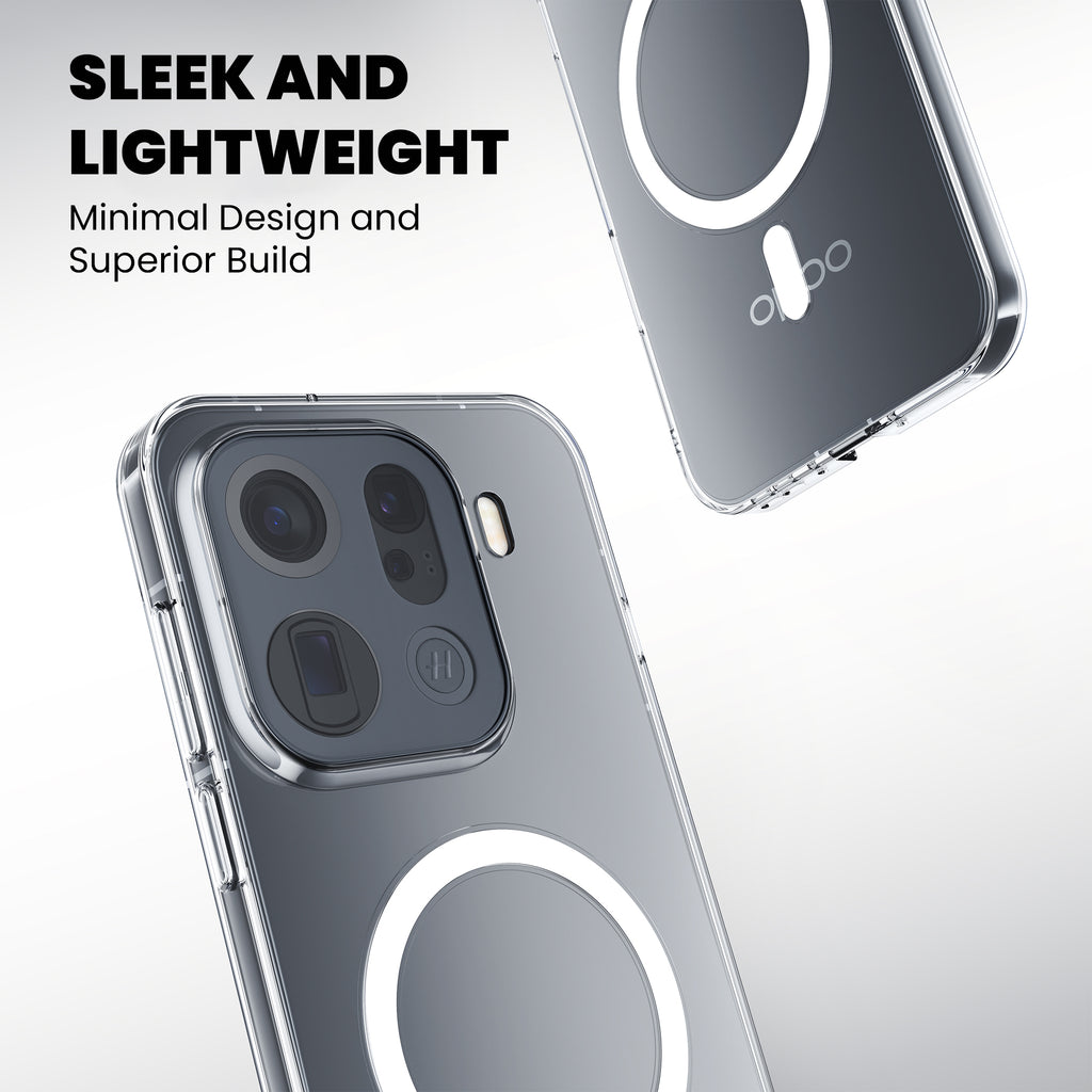 Anti-Yellow Magsafe Clear Case Oppo A Series