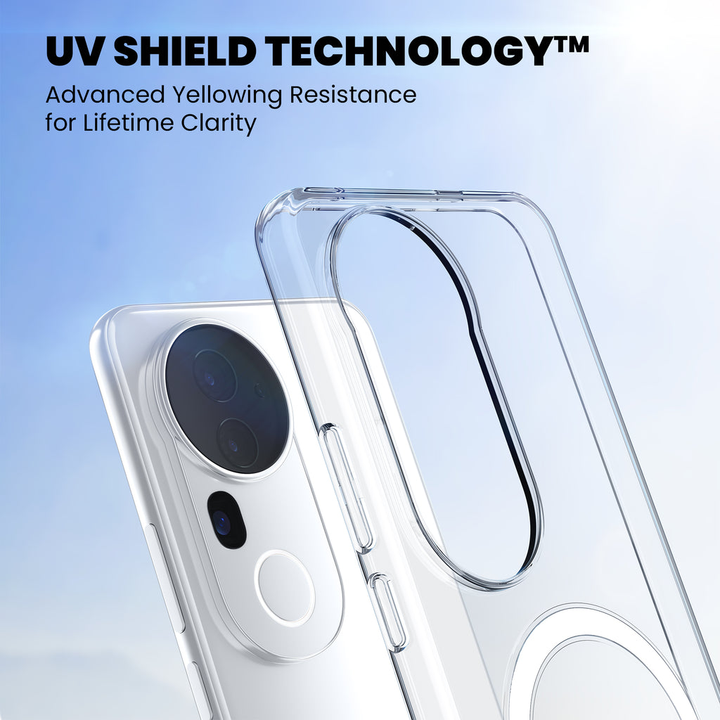 Anti-Yellow Magsafe Clear Case - Vivo V40e 5G
