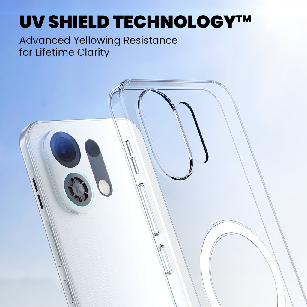 Anti-Yellow Magsafe Clear Case Oppo A Series