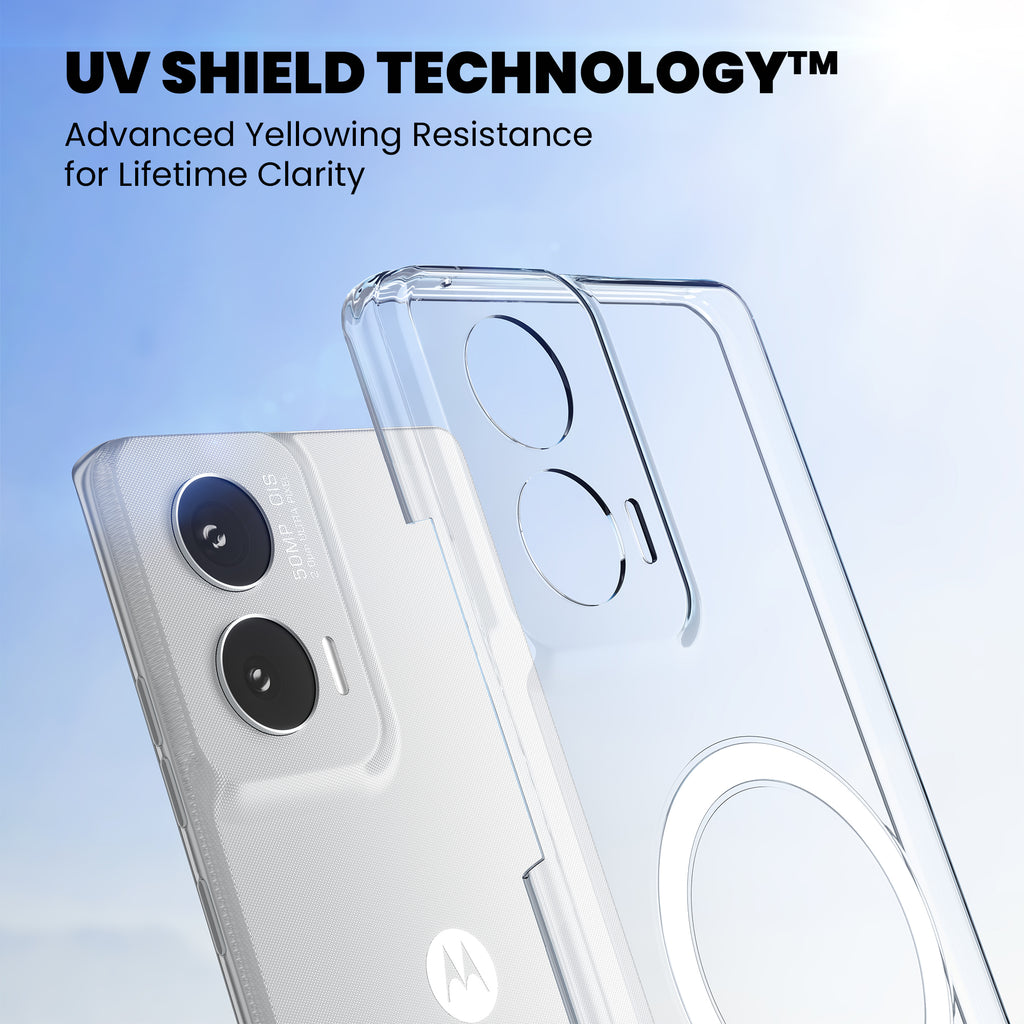 Anti-Yellow Magsafe Clear Case - Moto G85 5G