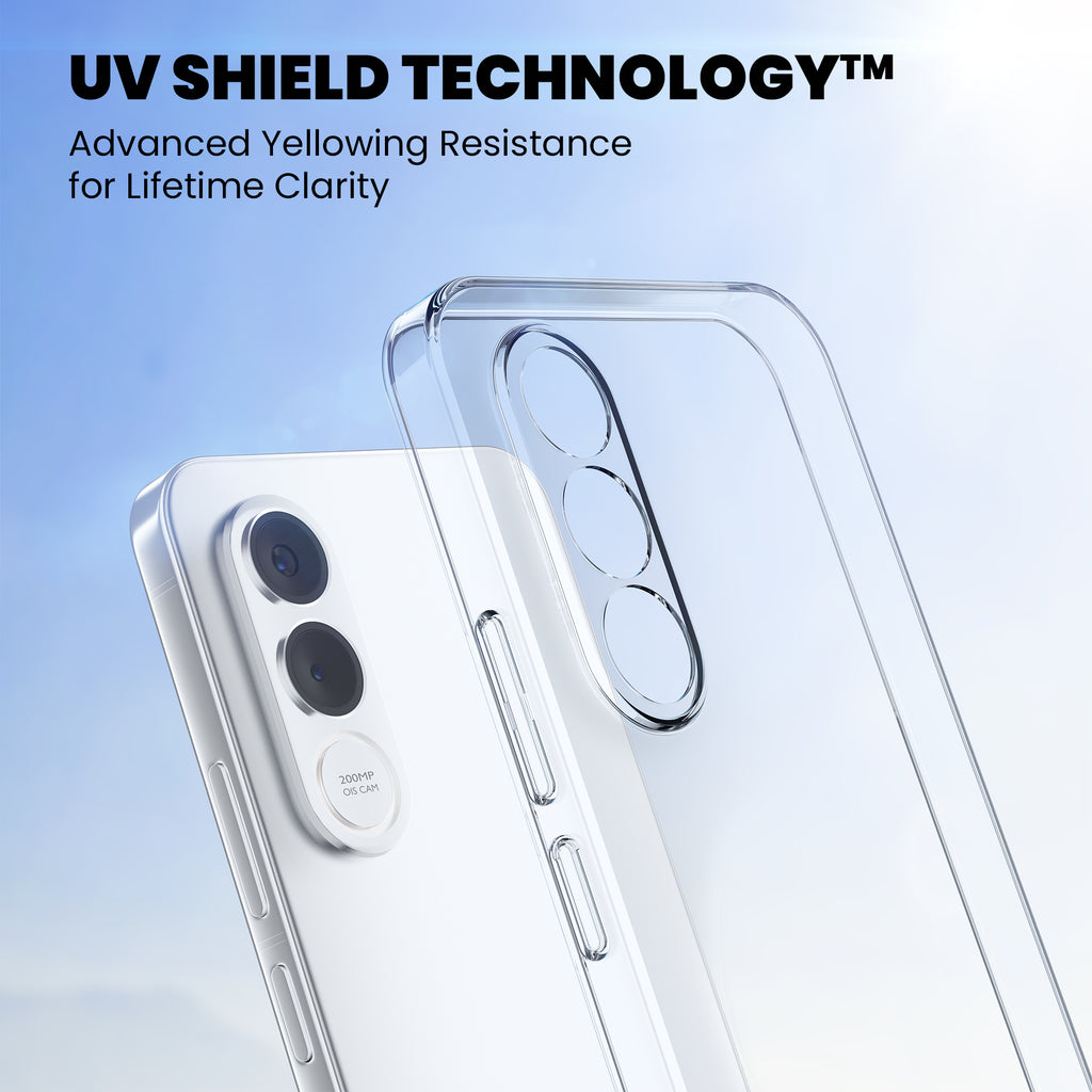 Anti-Yellow Clear Case - Vivo V70 FE