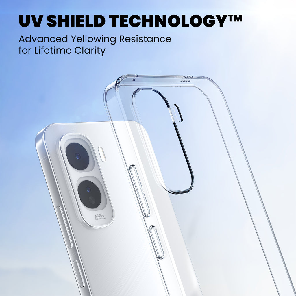 Anti-Yellow Clear Case - Vivo T5 Pro 5G