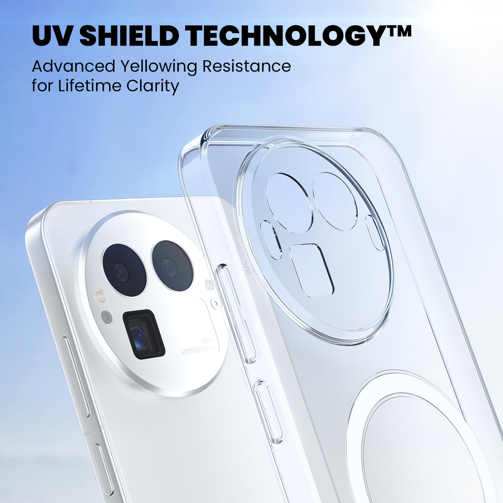 Anti-Yellow Magsafe Clear Case - Realme GT 8 Pro (Dream Edition)