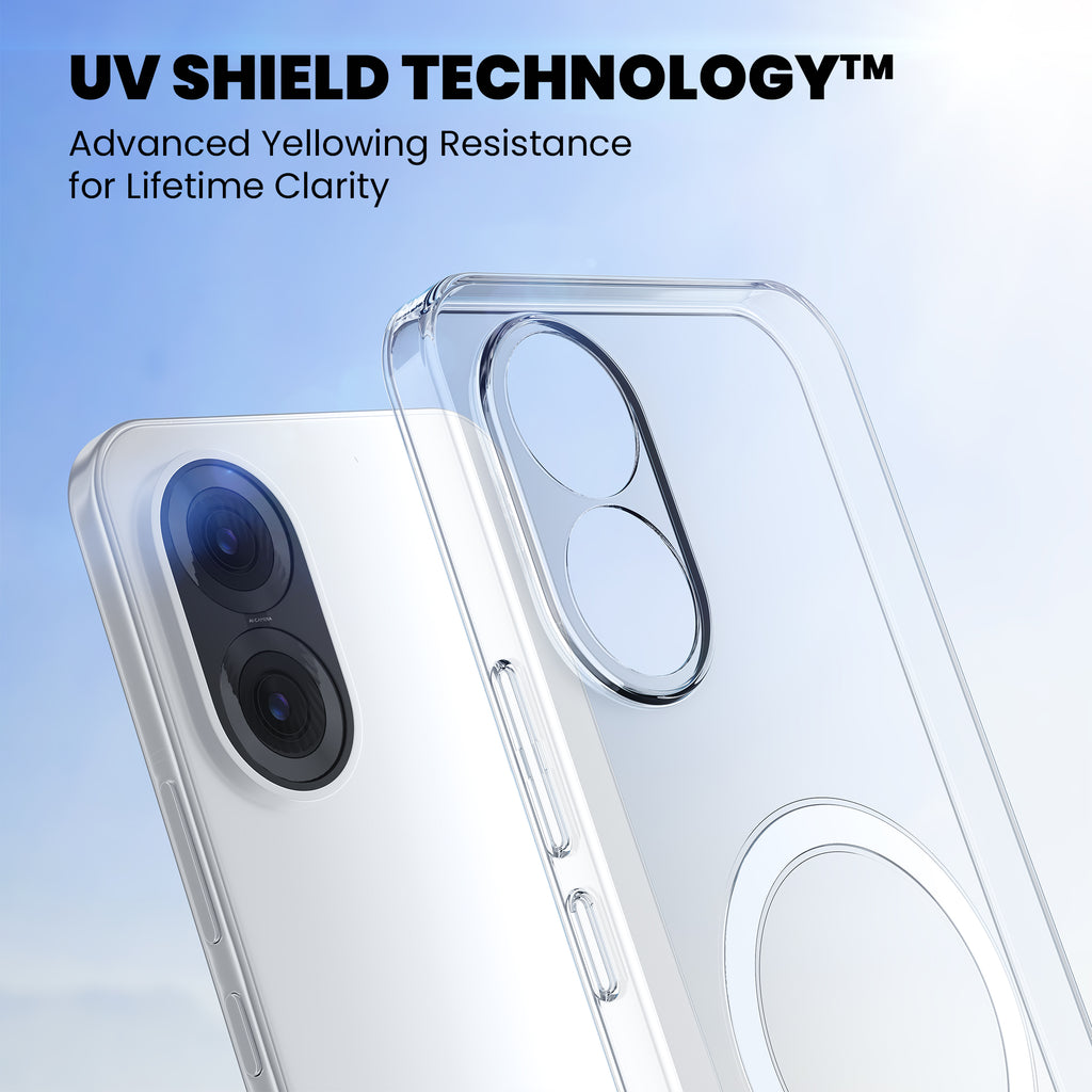 Anti-Yellow Magsafe Clear Case - Redmi 9 Prime