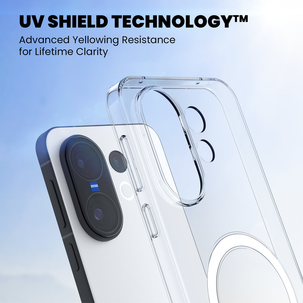 Anti-Yellow Magsafe Clear Case - Vivo Y19s 5G