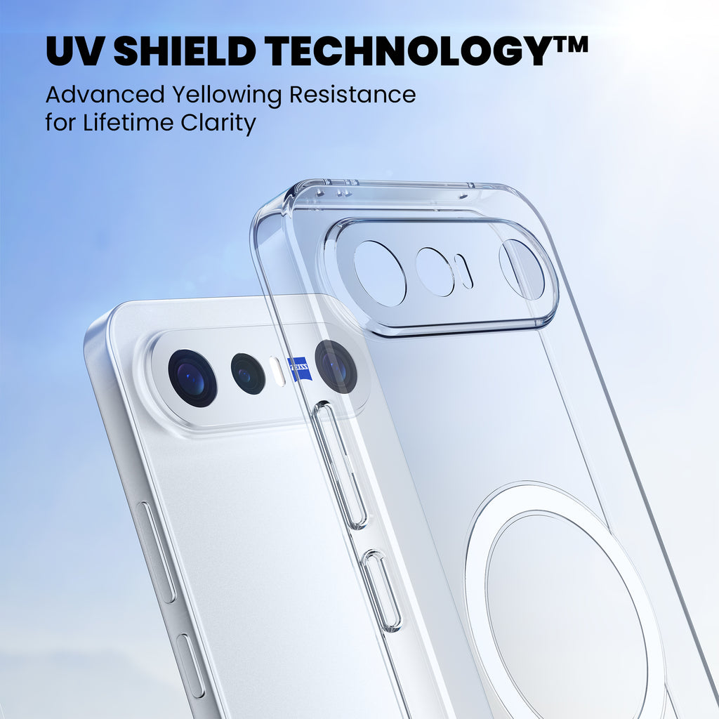 Anti-Yellow Magsafe Clear Case - Vivo X300 FE