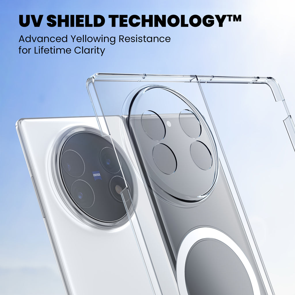 Anti-Yellow Magsafe Clear Case - Vivo X Fold 3 Pro