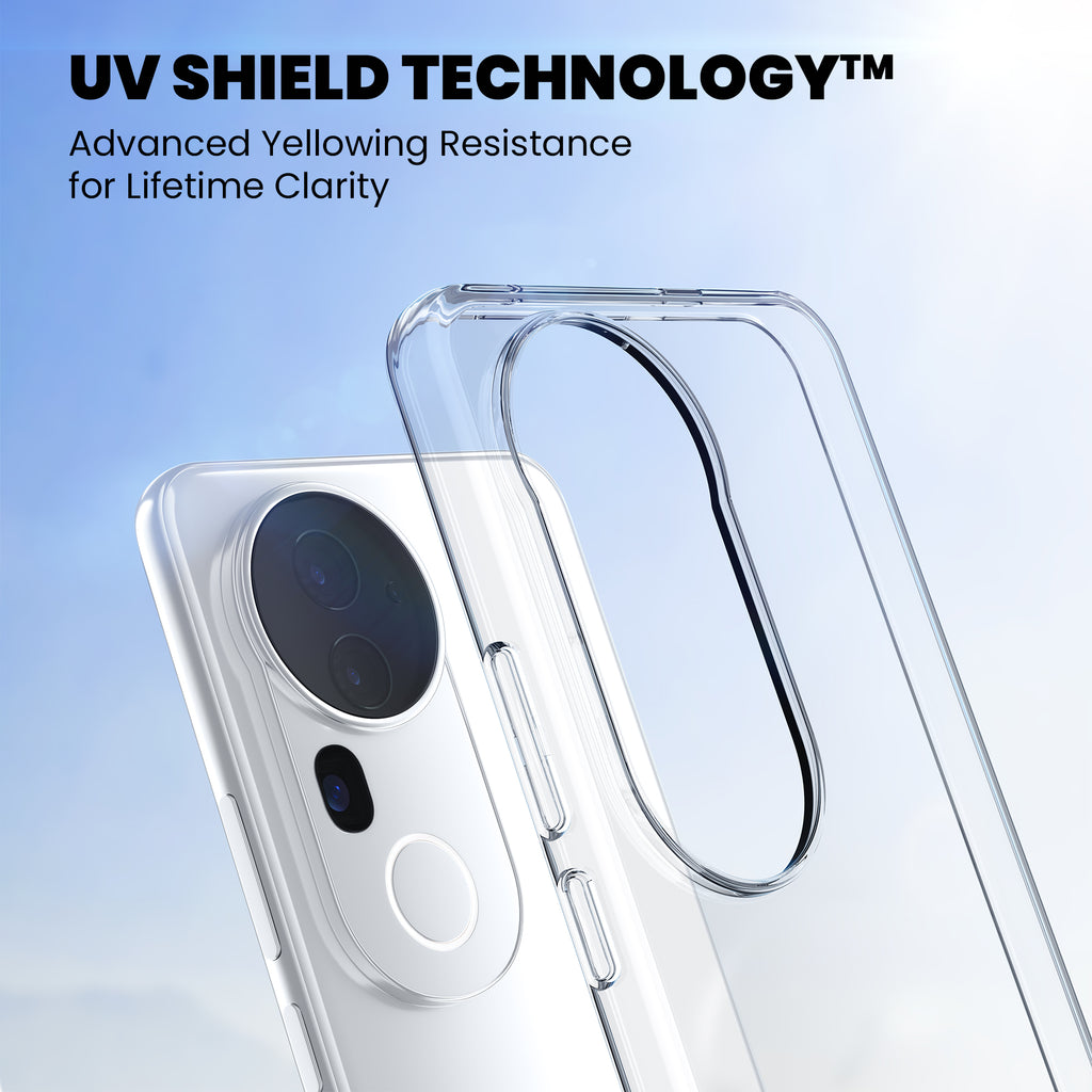 Anti-Yellow Clear Case - Vivo V40e 5G