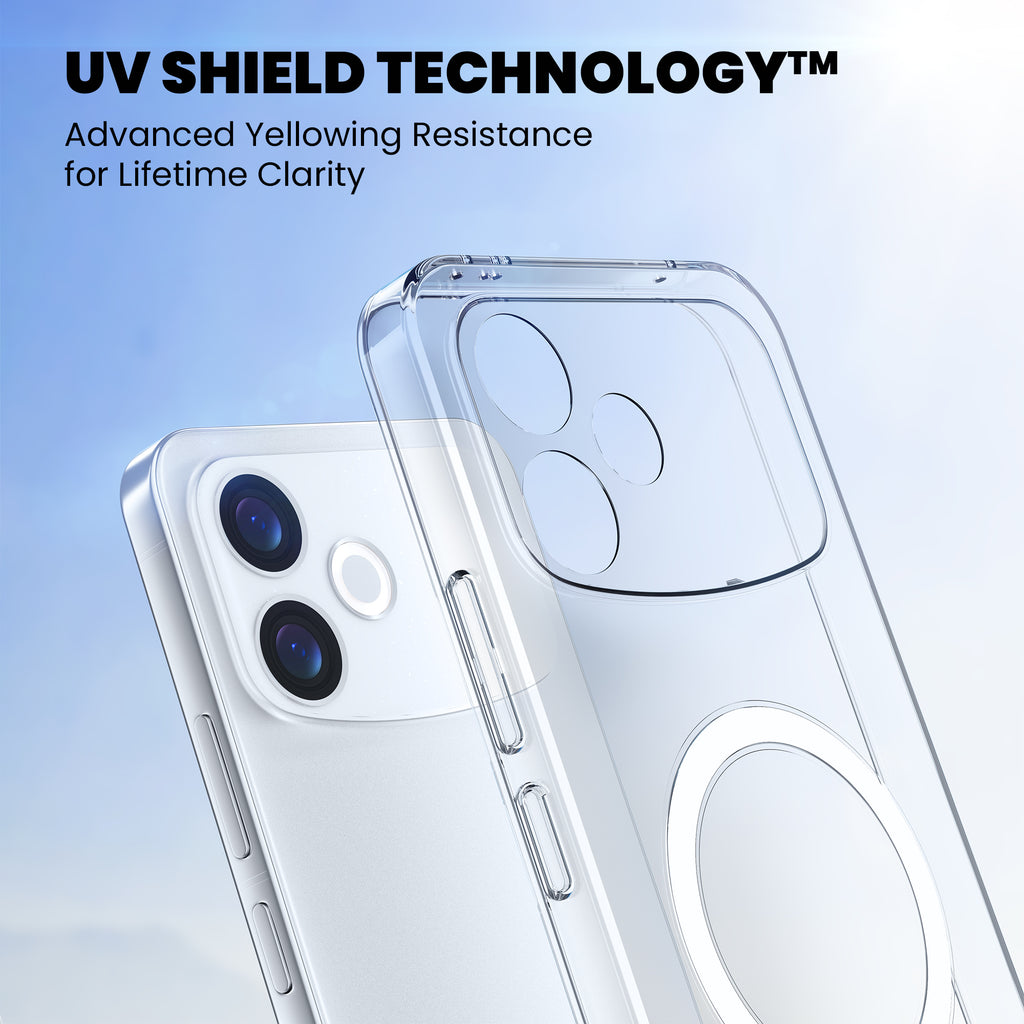 Anti-Yellow Magsafe Clear Case Oppo F Series