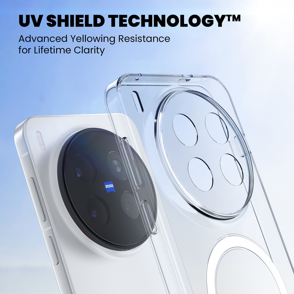 Anti-Yellow Magsafe Clear Case - Vivo T3x 5G