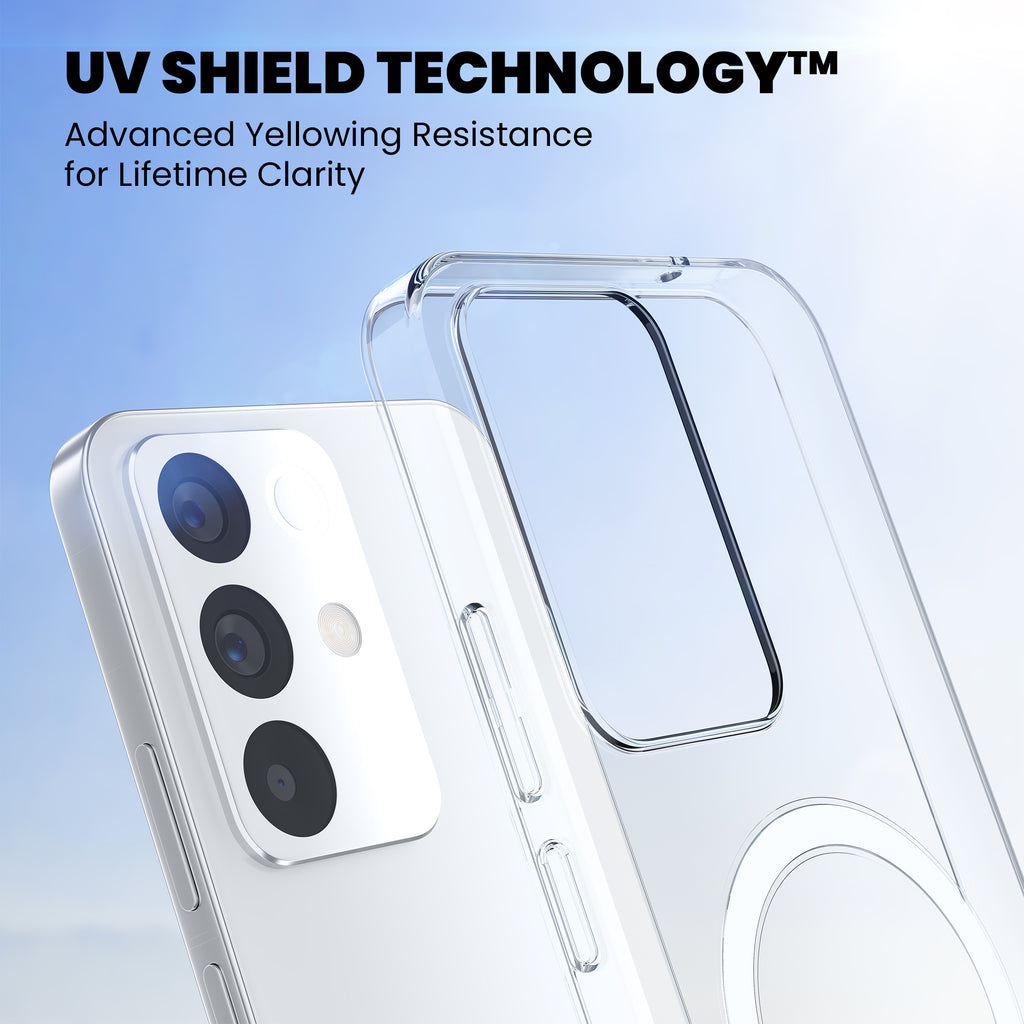 Anti-Yellow Magsafe Clear Case - Realme P3 Lite 5G
