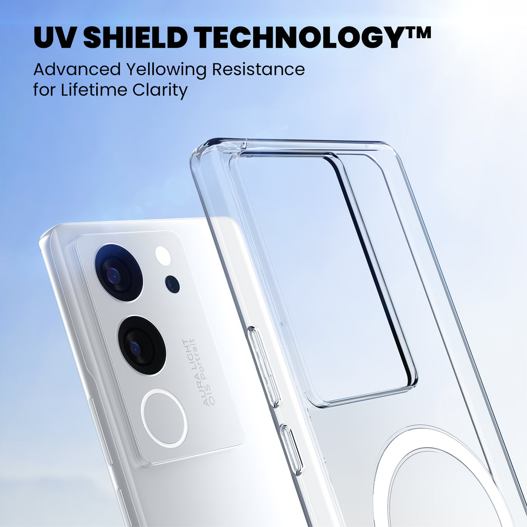 Anti-Yellow Magsafe Clear Case - Vivo T4x 5G