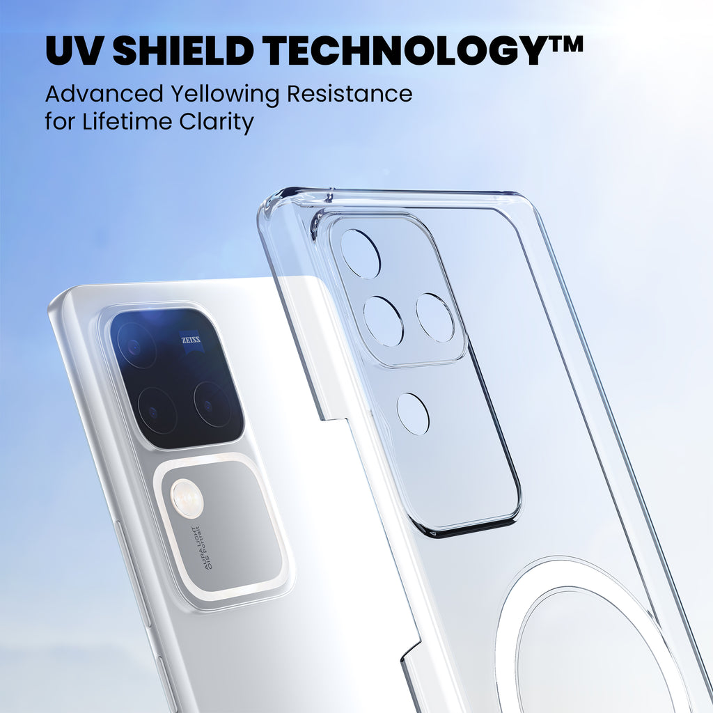 Anti-Yellow Magsafe Clear Case - Vivo V20 Pro