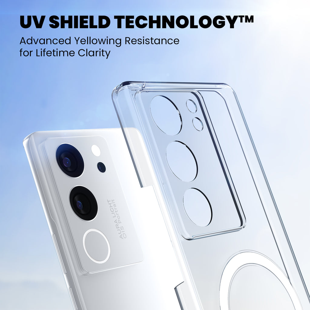 Anti-Yellow Magsafe Clear Case - Vivo V25 Pro