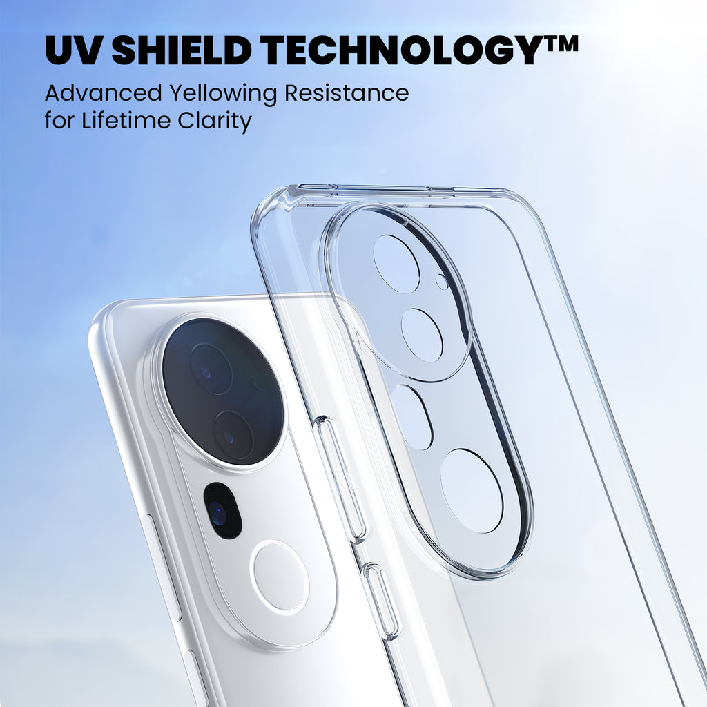 Anti-Yellow Clear Case - Vivo T4 Ultra