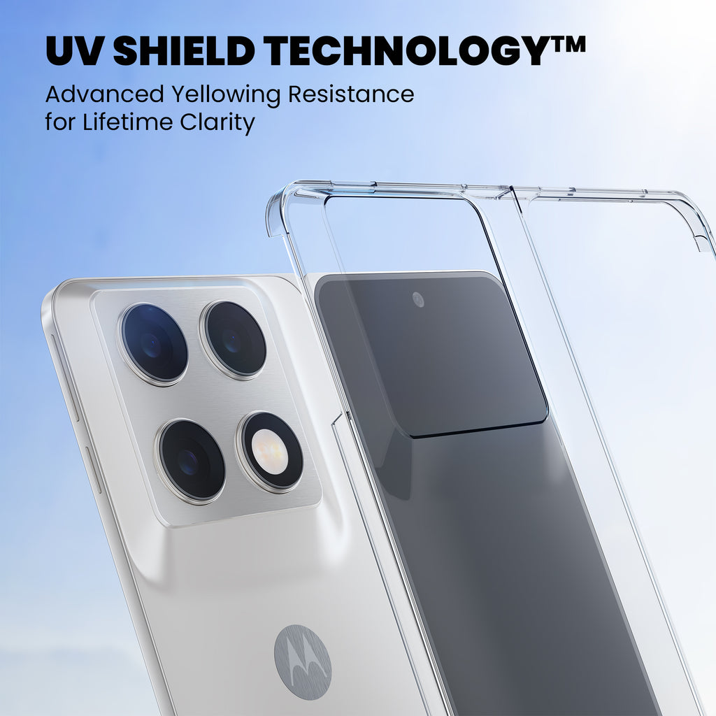 Anti-Yellow Clear Case - Motorola Razr Fold