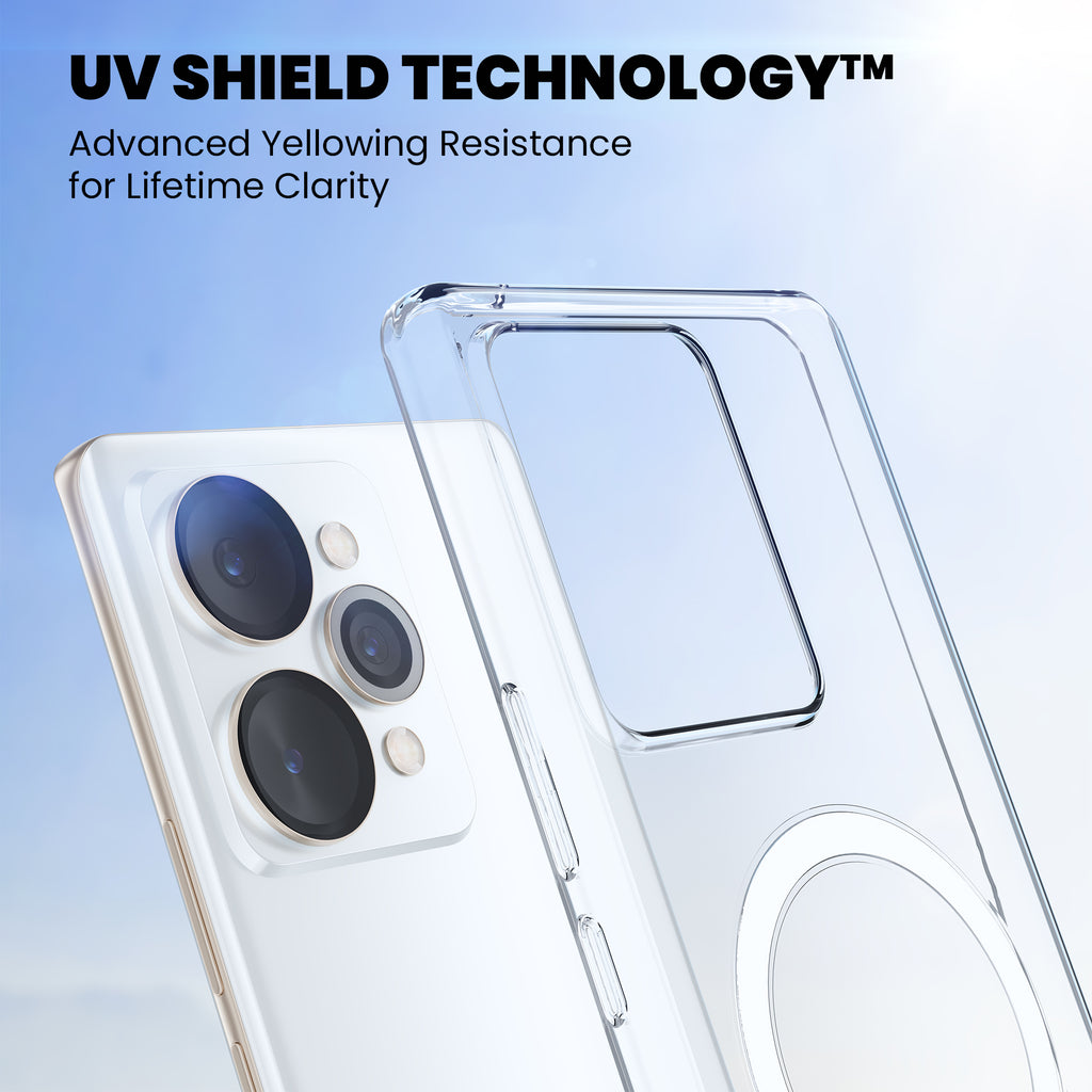 Anti-Yellow Magsafe Clear Case - Realme P3 Ultra 5G