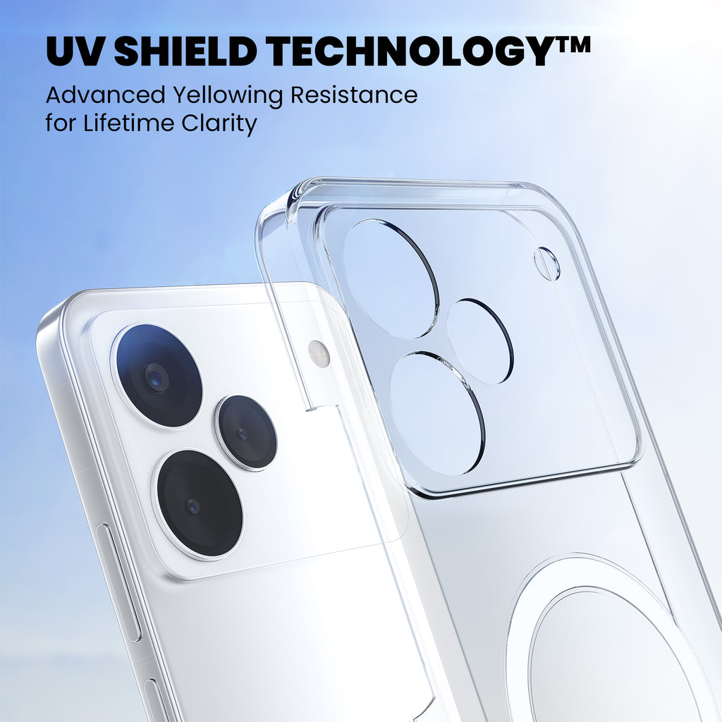 Anti-Yellow Magsafe Clear Case - Realme P4 Pro 5G
