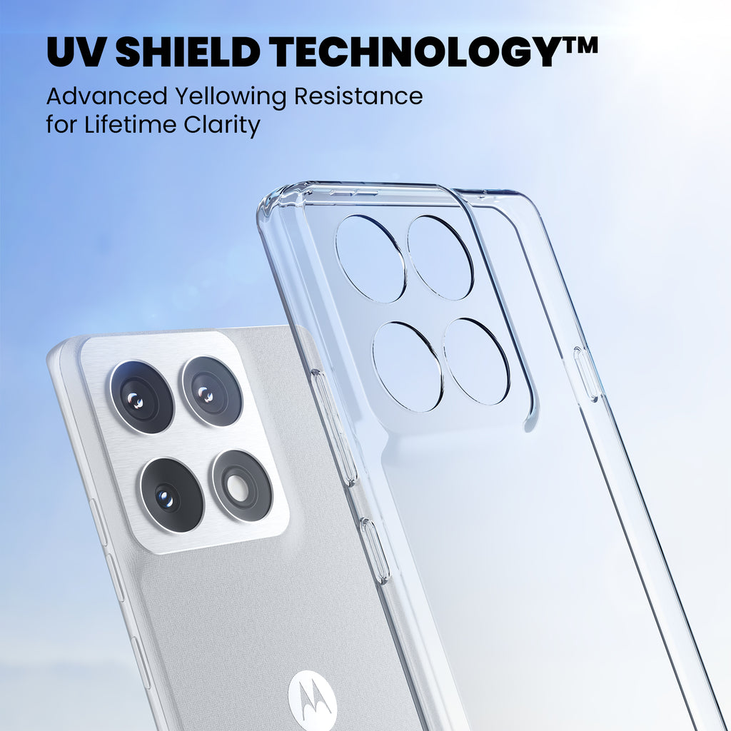 Anti-Yellow Clear Case - Motorola Signature