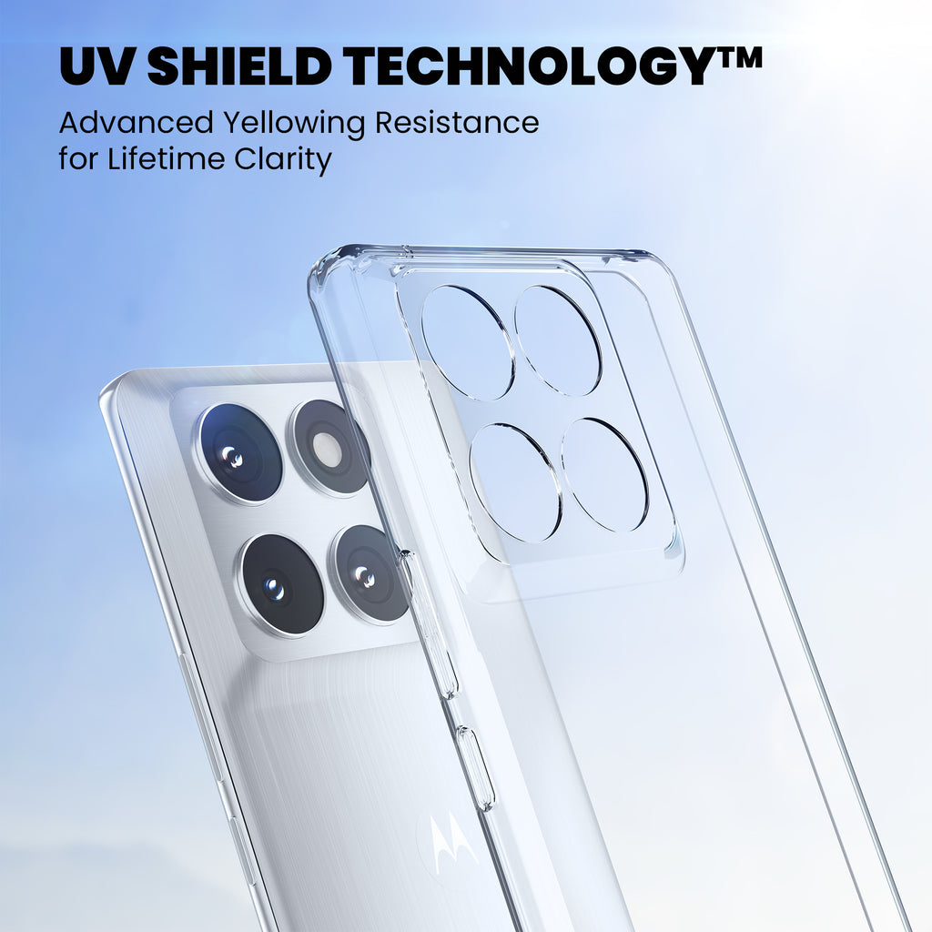 Anti-Yellow Clear Case - Motorola Edge 70 Pro Plus