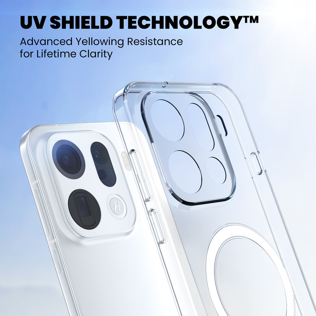 Anti-Yellow Magsafe Clear Case Oppo X Series