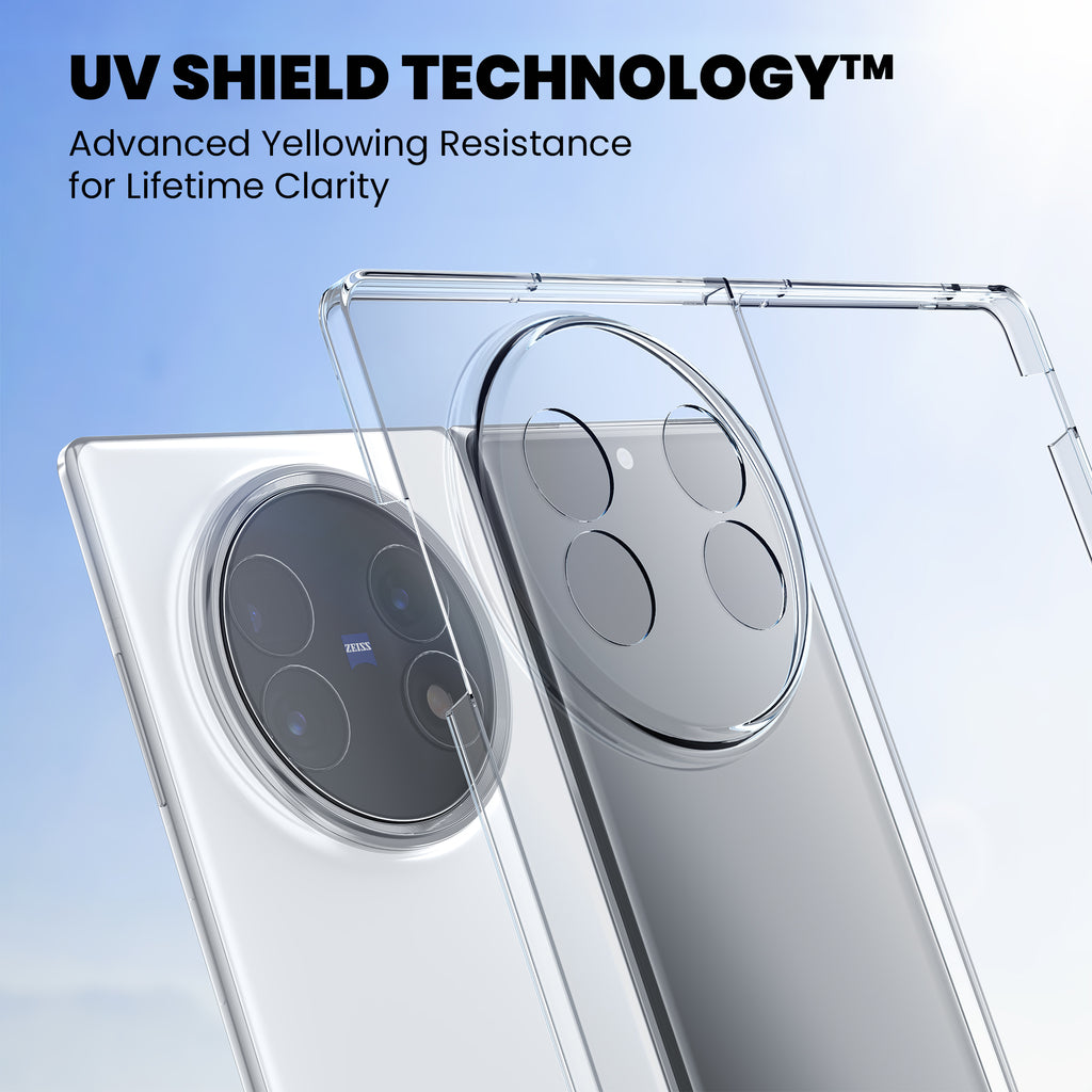 Anti-Yellow Clear Case - Vivo X Fold 3 Pro