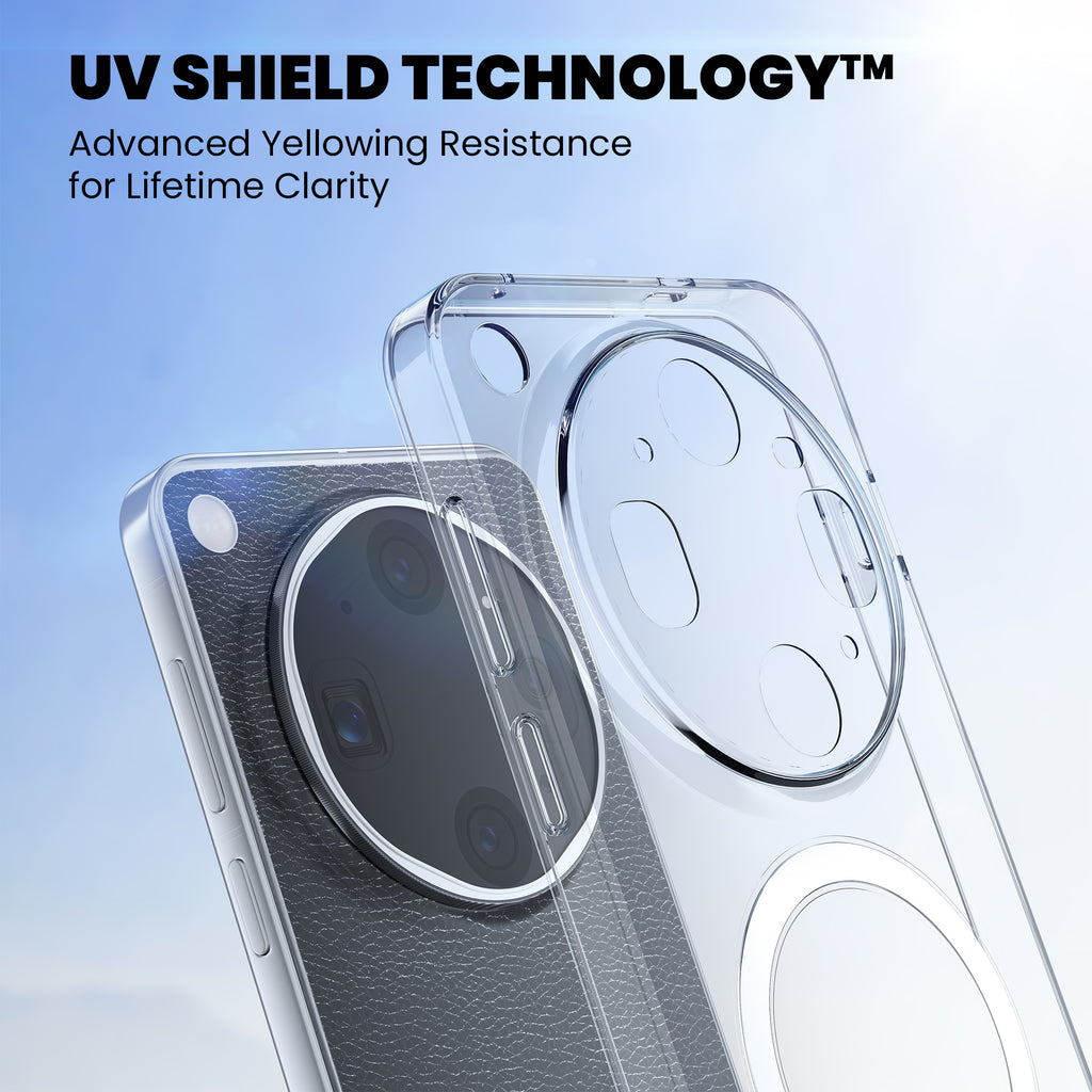 Anti-Yellow Magsafe Clear Case Oppo X Series