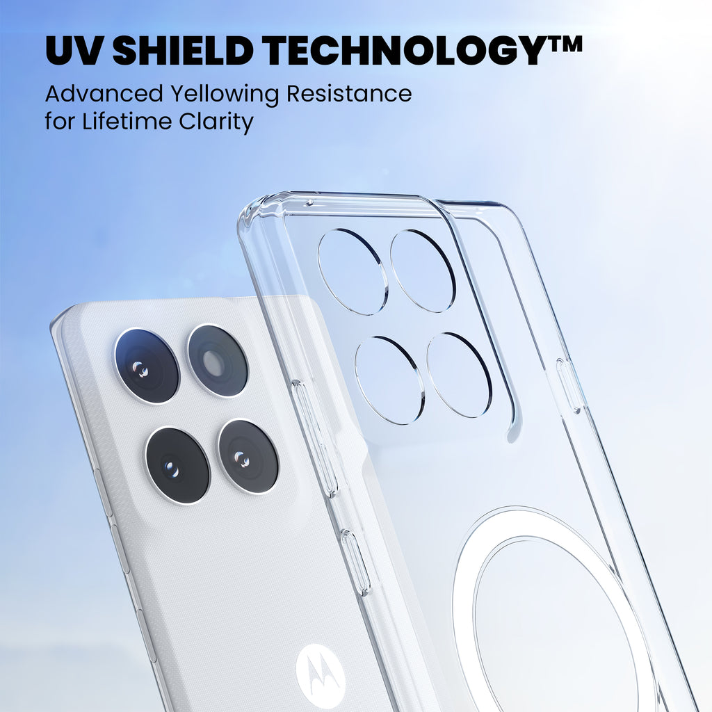 Anti-Yellow Magsafe Clear Case - Moto G57 Power 5G