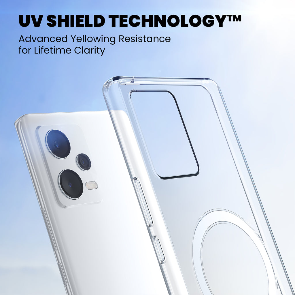 Anti-Yellow Magsafe Clear Case - Redmi Note 11T 5G